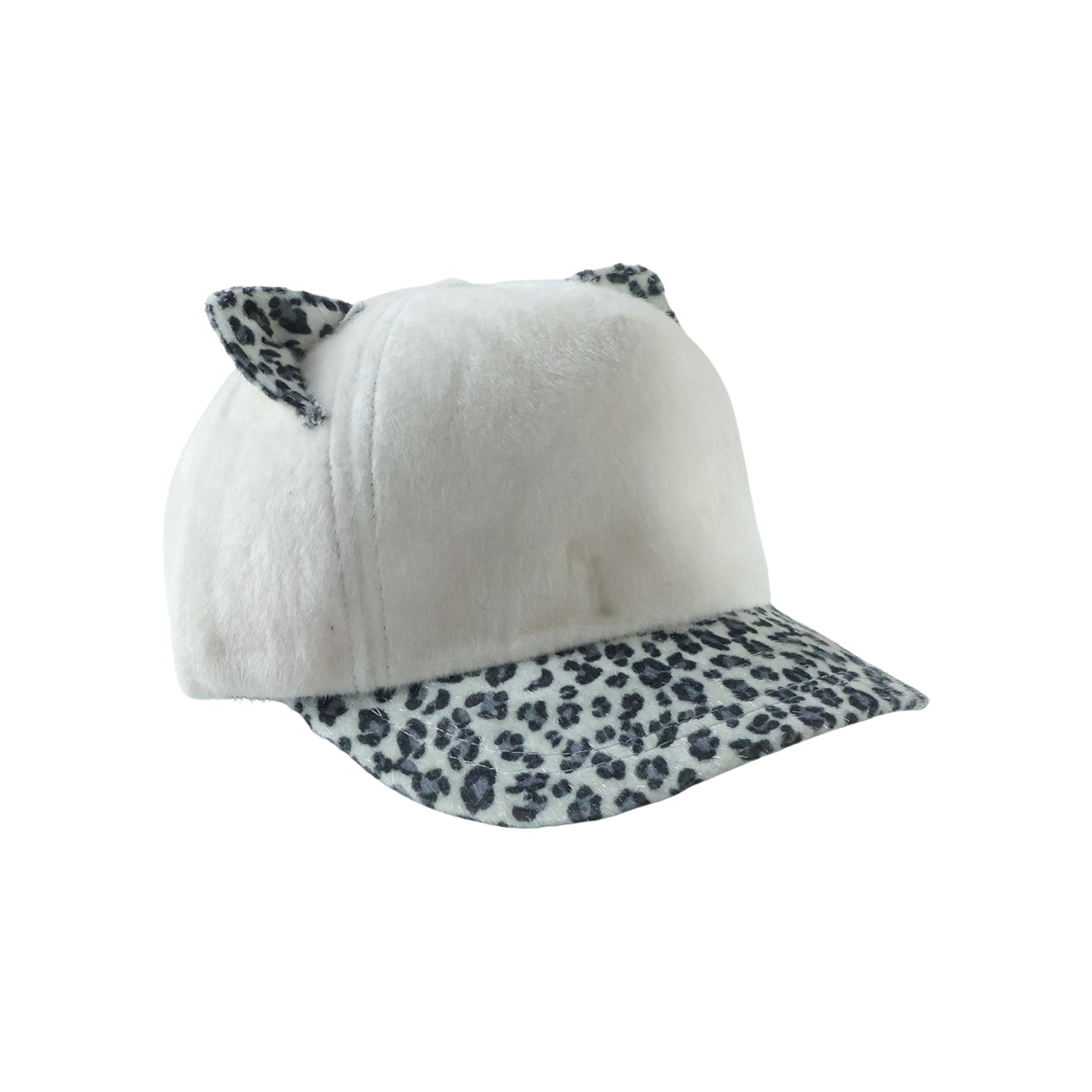 Wukusy stylish women's cat ear designer cap with playful cat ear details, perfect for girls and women.