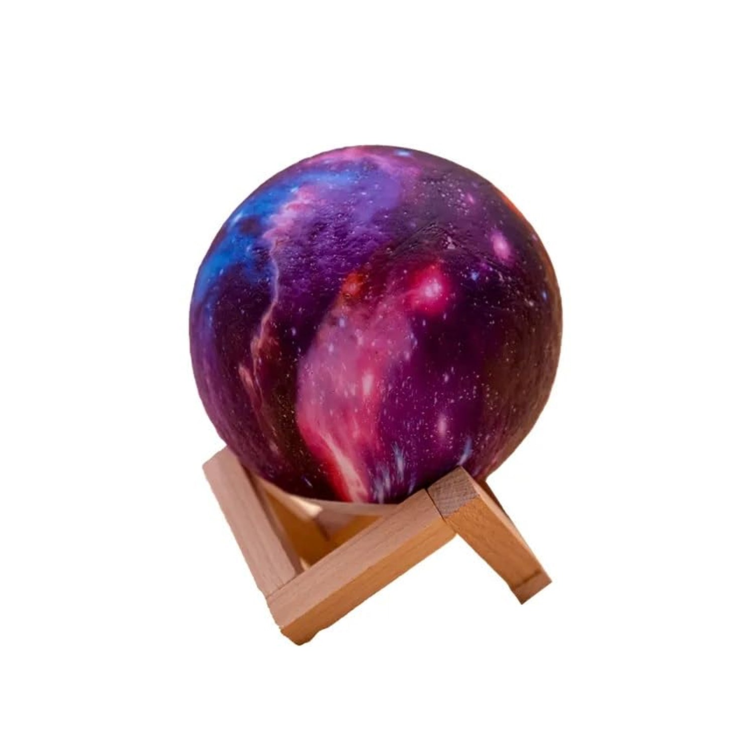 Wukusy 3D 2-in-1 LED printed moon lamp with aroma diffuser for office use, featuring a glowing moon design and diffuser opening.