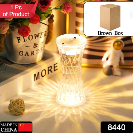 Wukusy 8440 crystal night light with soft, transparent lighting for nursery, bedroom, or office decor, set of 12.