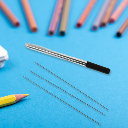 Wukusy Smart Pencil mechanical pencil with auto-feeding mechanism, no clicking or lead breaking, ideal for office use.