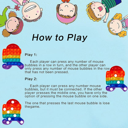 Wukusy Among Us running fidget toy for kids and adults, colorful toy used for playing and entertainment.