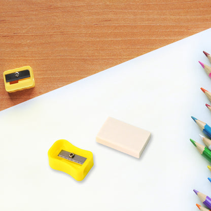 Wukusy 14-in-1 kids stationery kit with colorful pens, pencils, erasers, and supplies arranged in a compact case.
