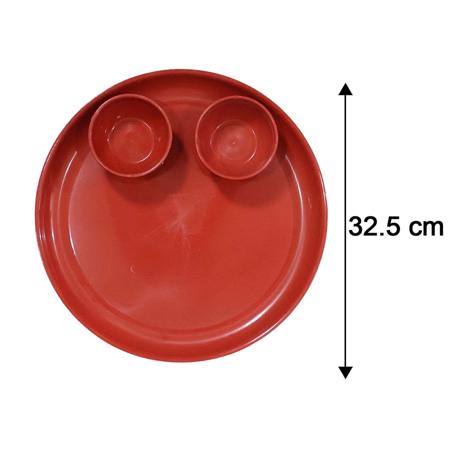Wukusy multipurpose serving plate and bowl set with 3 colorful plates and 6 bowls, ideal for dining and entertaining.