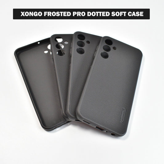 Wukusy frosted silicone mobile cover with dotted texture and abstract design for Samsung, shockproof bumper, flexible and soft.