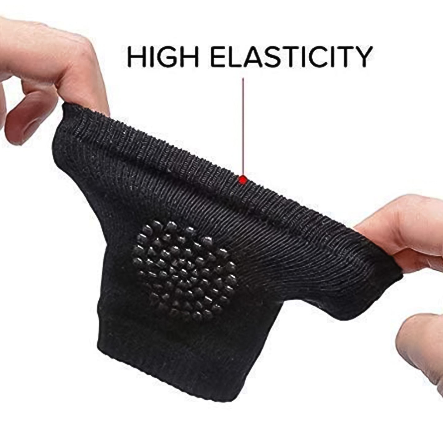 Dark grey toddler wool knit leg warmer with knee guard from Wukusy, soft and cozy baby care accessory for warmth and protection.