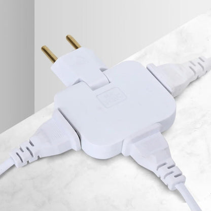 Wukusy wireless 3-in-1 foldable wall plug adapter with multiple socket ports and compact design for versatile charging.