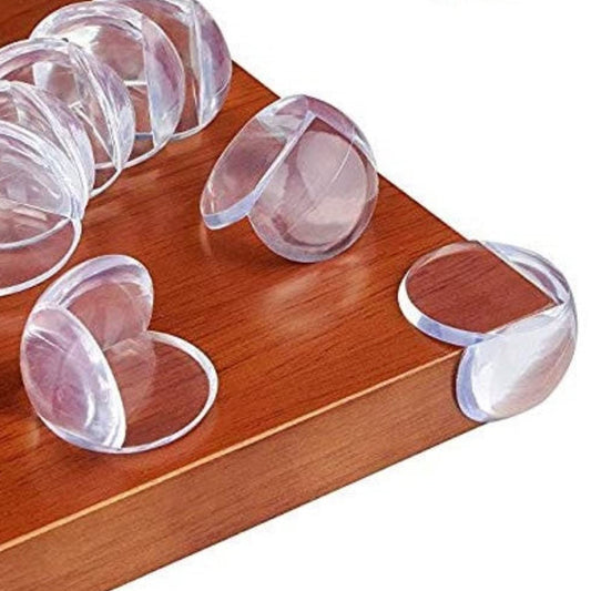 Set of 200 Wukusy baby corner protectors for furniture, high-resistant adhesive table corner guards for baby proofing.
