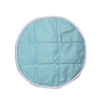 Wukusy 2272 round hygienic rotichapati print design cover for home and kitchen use, featuring colorful decorative pattern.