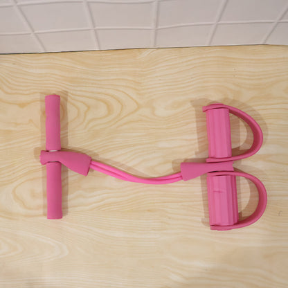 Wukusy portable pull rope resistance exerciser with foot pedal support for strength training and physical therapy exercises.