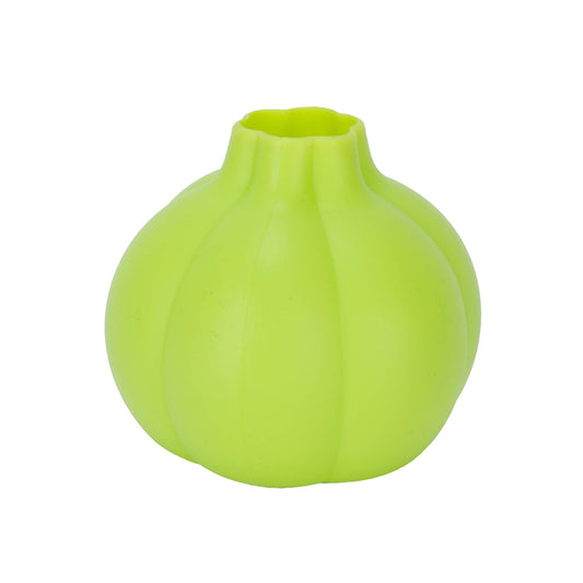 Wukusy 2205 silicone ginger garlic manual peeler in bright yellow, designed for easy peeling of ginger and garlic cloves.