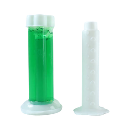 Wukusy automatic toilet cleaning gel dispenser attached to toilet bowl for hands-free bathroom cleaning.