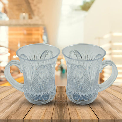 Wukusy flashing LED water sensor cups with handles, illuminated for home parties, birthdays, Christmas, and nightclub entertainment.