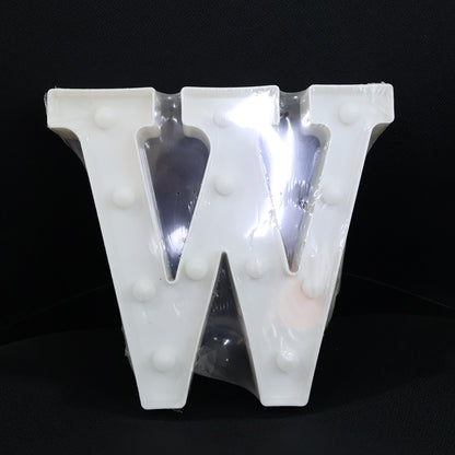 Wukusy W-shaped LED decorative night light for home decor, featuring a modern design and soft glow in a close-up image.