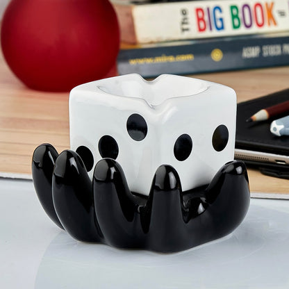 Colorful ceramic ashtray by Wukusy featuring retro design, vibrant patterns, and a unique smoking accessory for collectors and smokers.