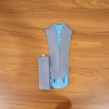 Wukusy adjustable back posture corrector support belt for improved spinal alignment, large size, shown on a mannequin.