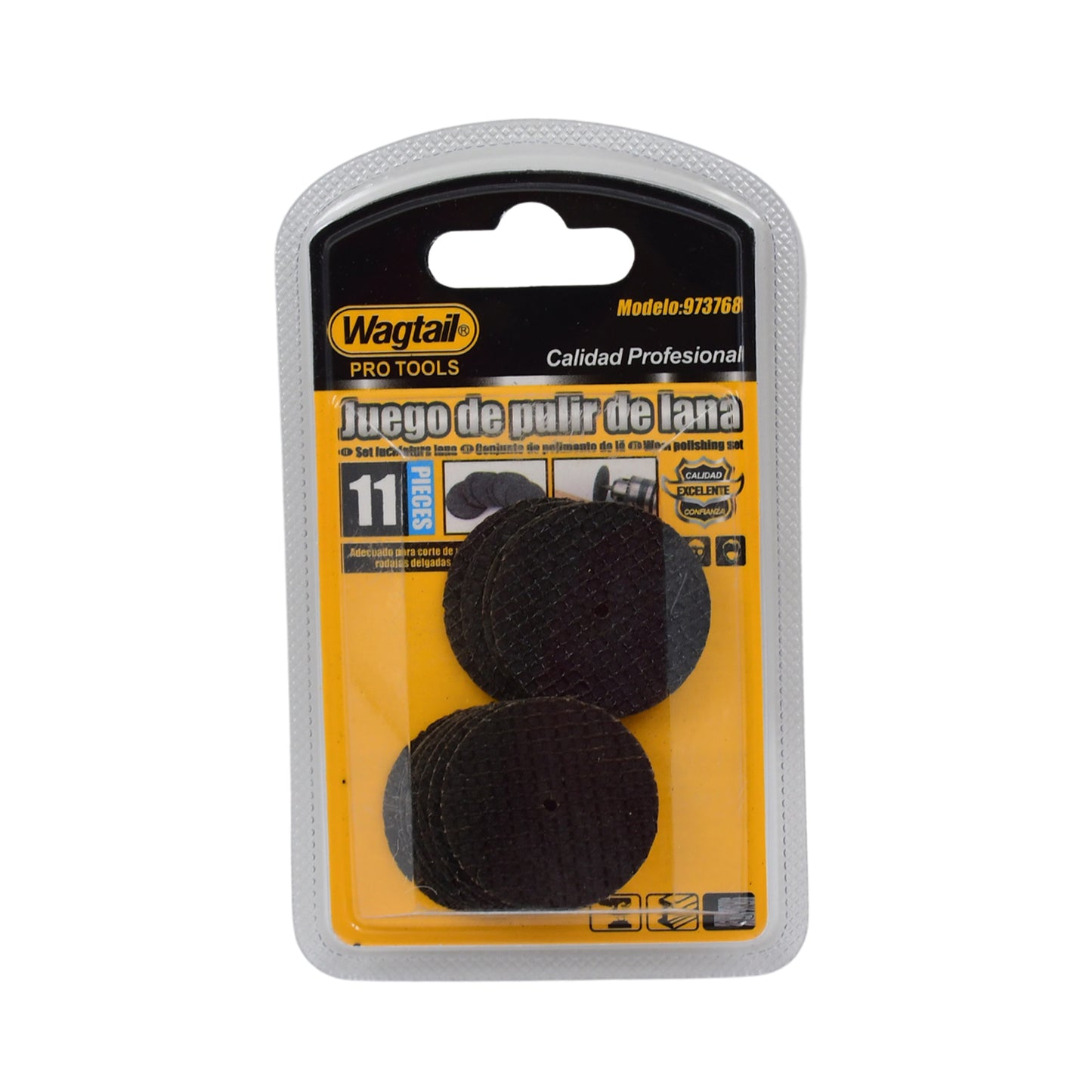 Set of 11 Wukusy grinder cutting discs and accessories for home improvement projects, suitable for various power tools.