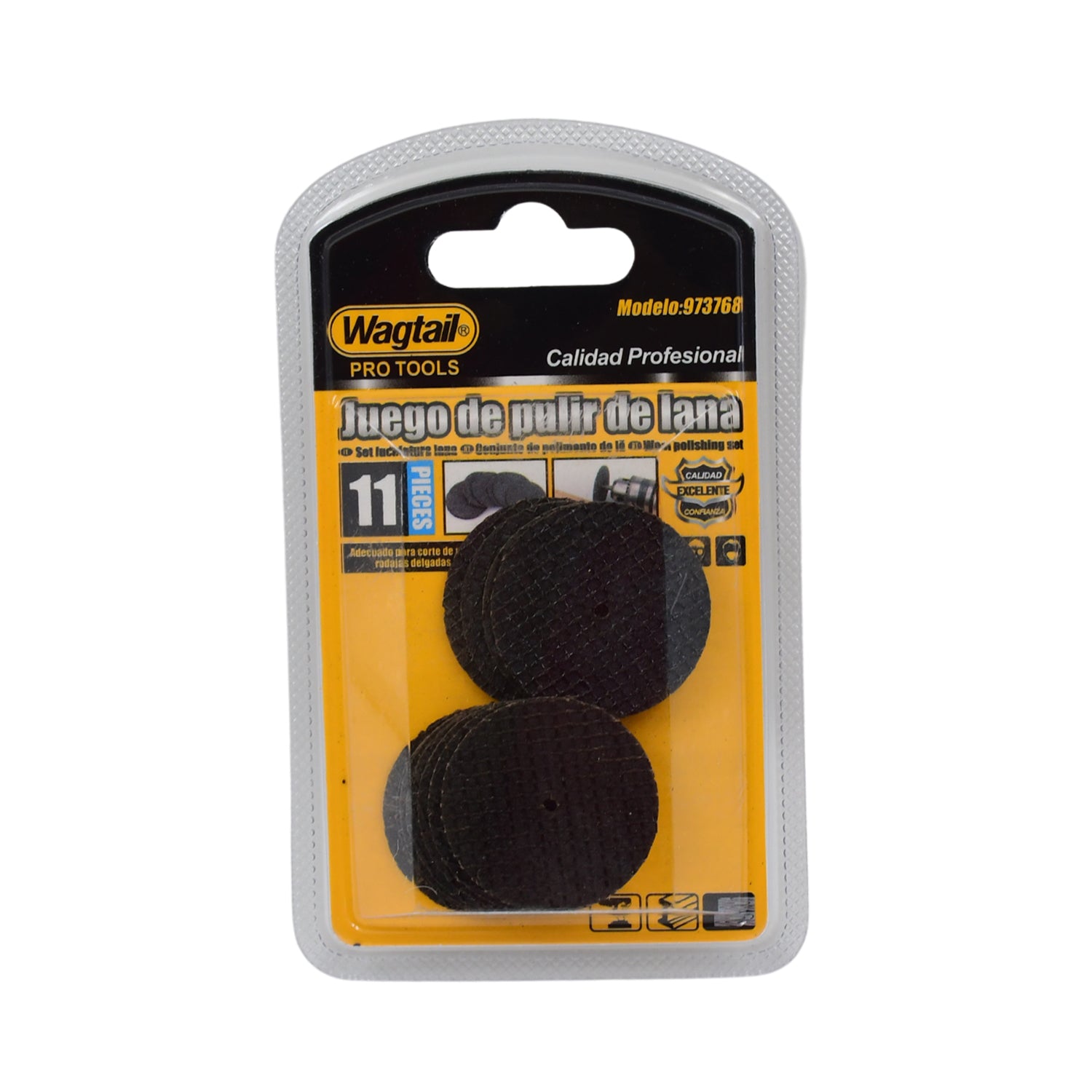 Set of 11 Wukusy grinder cutting discs and accessories for home improvement projects, suitable for various power tools.