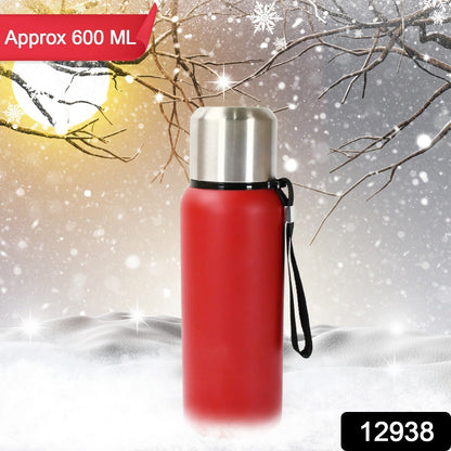 Wukusy stainless steel water bottle with leak-proof design, suitable for gym, office, hiking, and travel, 600ml to 1000ml capacity