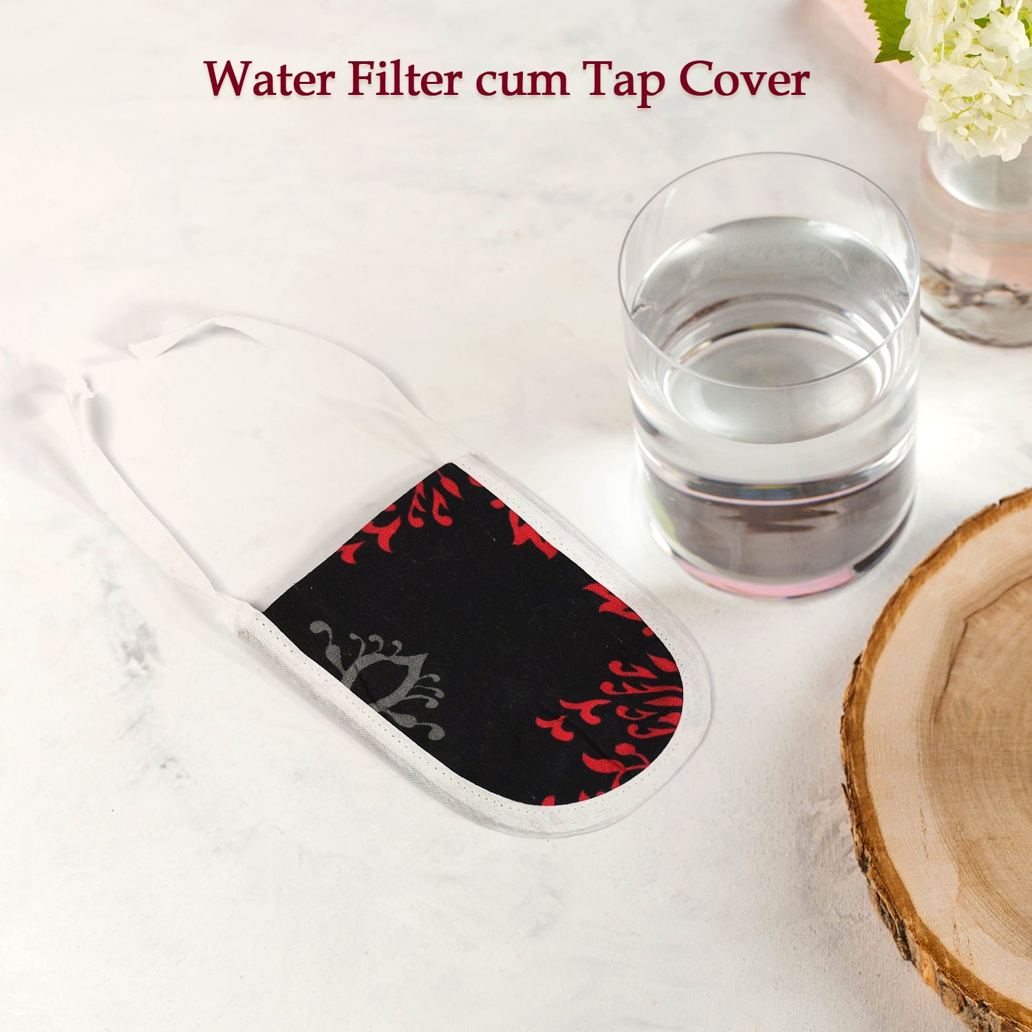 Wukusy 4682 cotton water filter cover with double-layered, reusable cotton design for home and office water filtration.