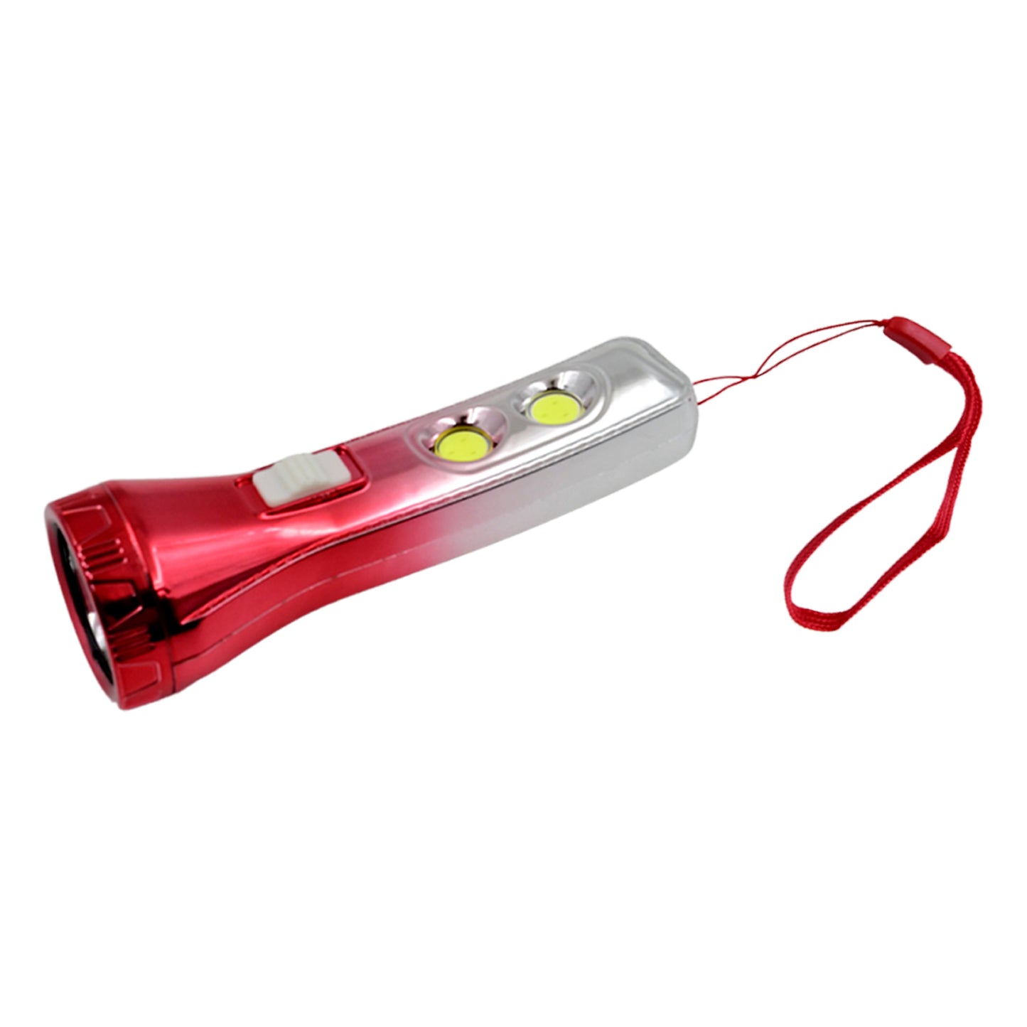 Wukusy multi-functional 3-LED torchlight flashlight with compact design, suitable for home improvement and outdoor use.