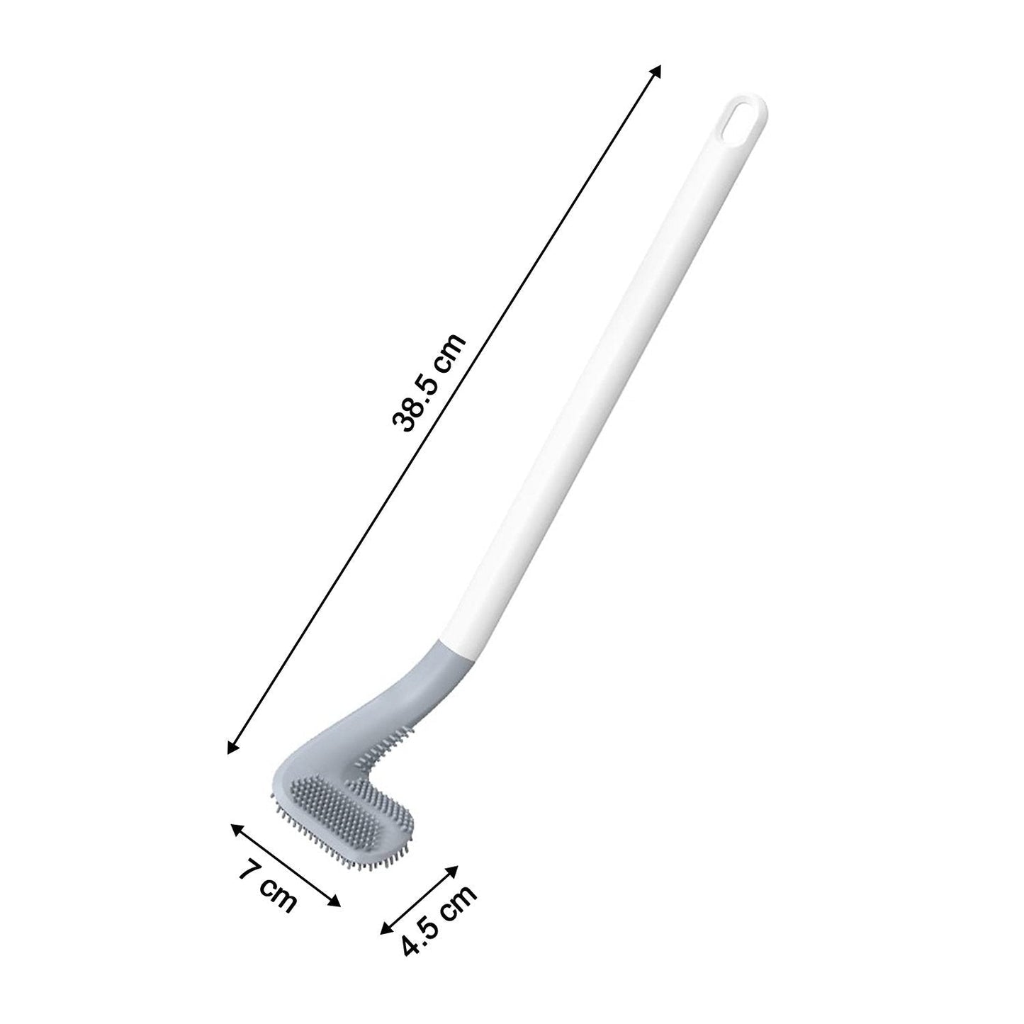 Wukusy golf-shaped toilet cleaner brush for bathroom cleaning, with a handle and bristles for effective toilet bowl scrubbing.