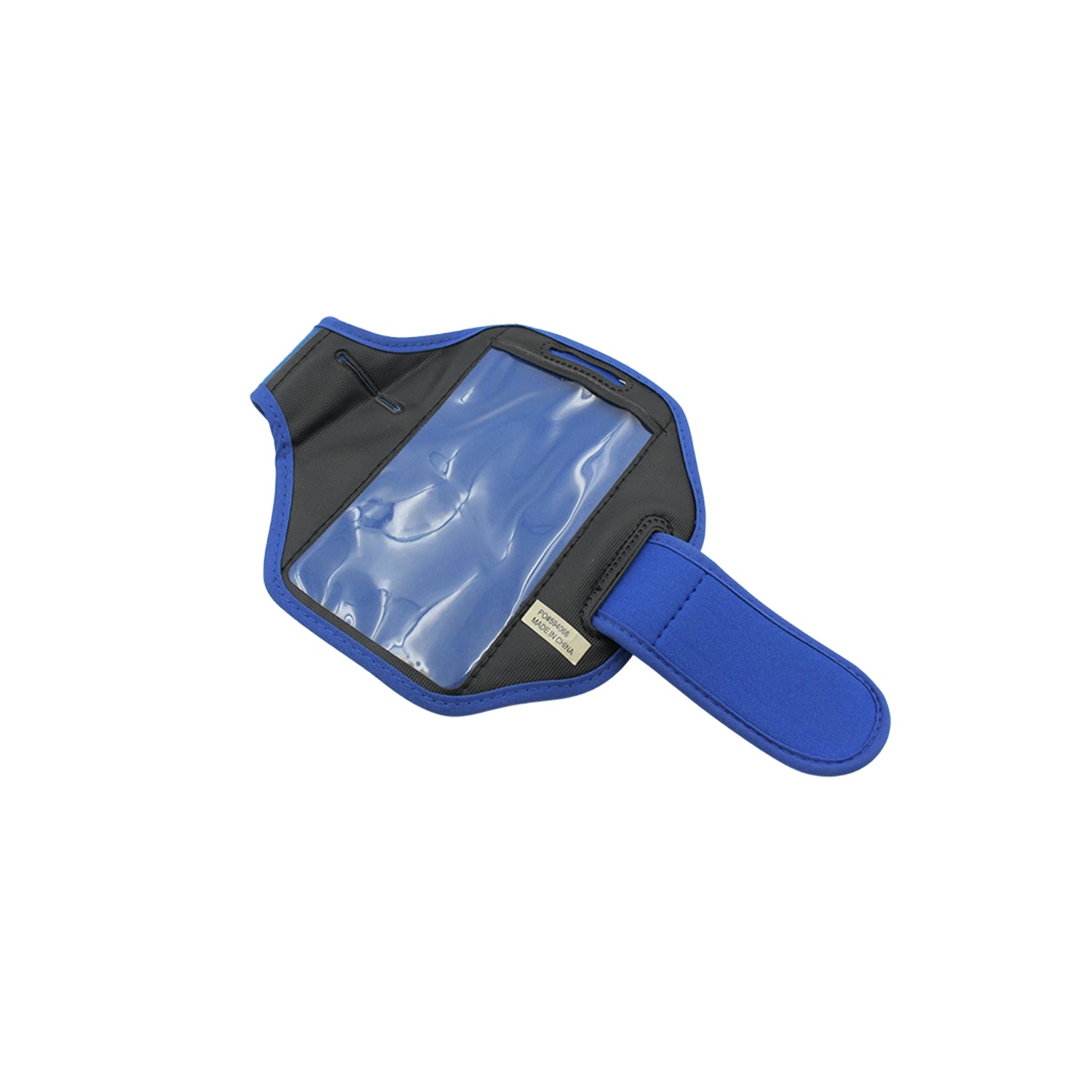 Wukusy sports wrist bag and running armband holding a cellphone, designed for running and exercise with adjustable strap.