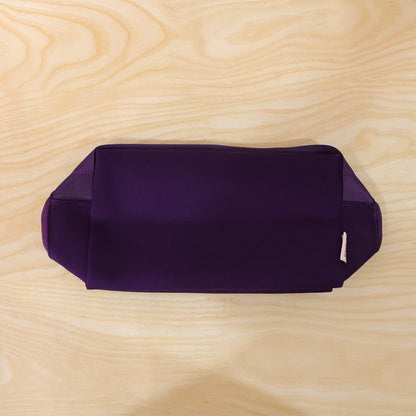 Wukusy multipurpose travel makeup organizer storage bag with multiple compartments for cosmetics and toiletries.