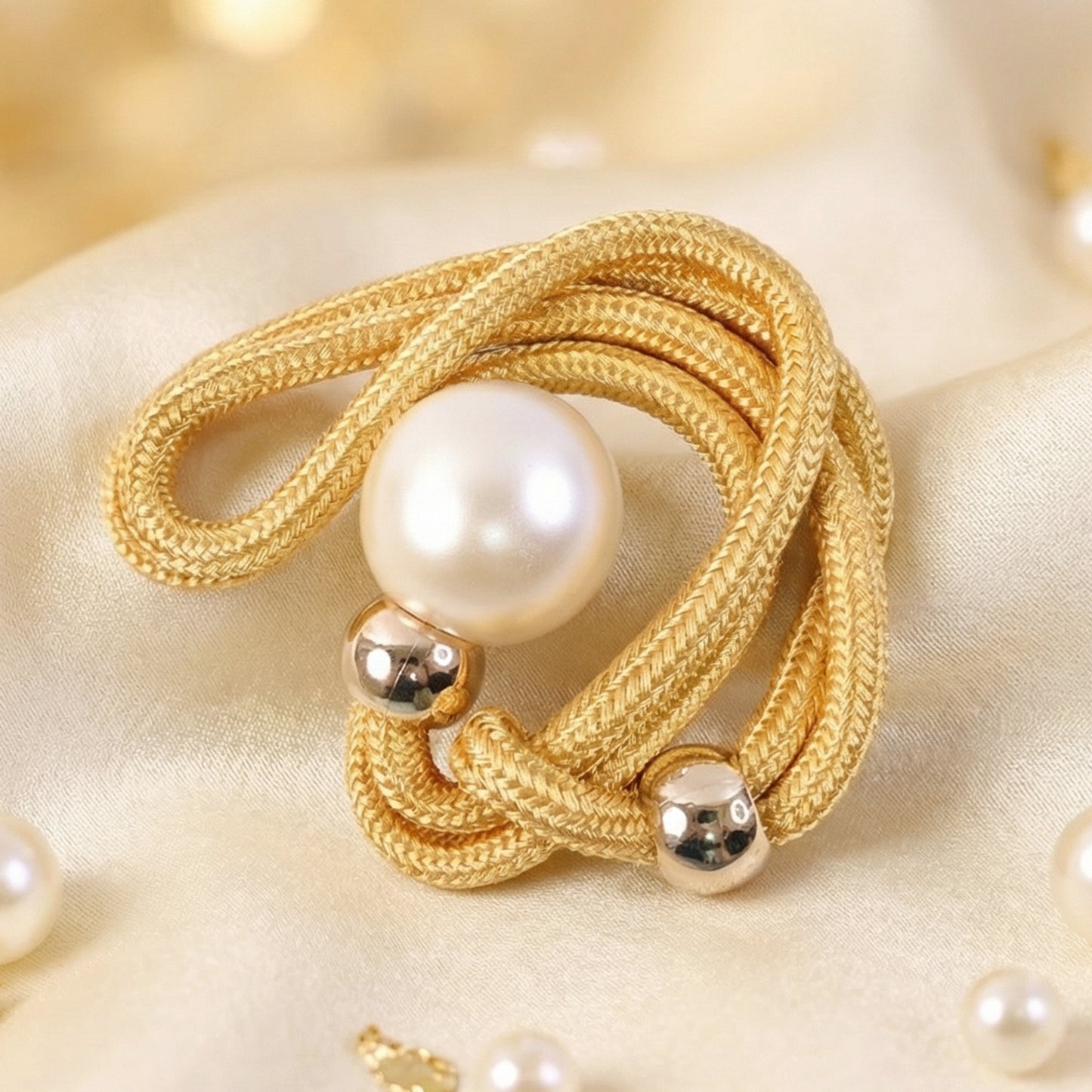 Elegant Wukusy premium decorative curtain tieback holding drapes in place with stylish fabric and intricate design.