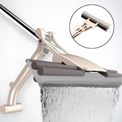 Wukusy Miracle-mop with super absorbent sponge head and self-cleaning feature for efficient cleaning and home decor.