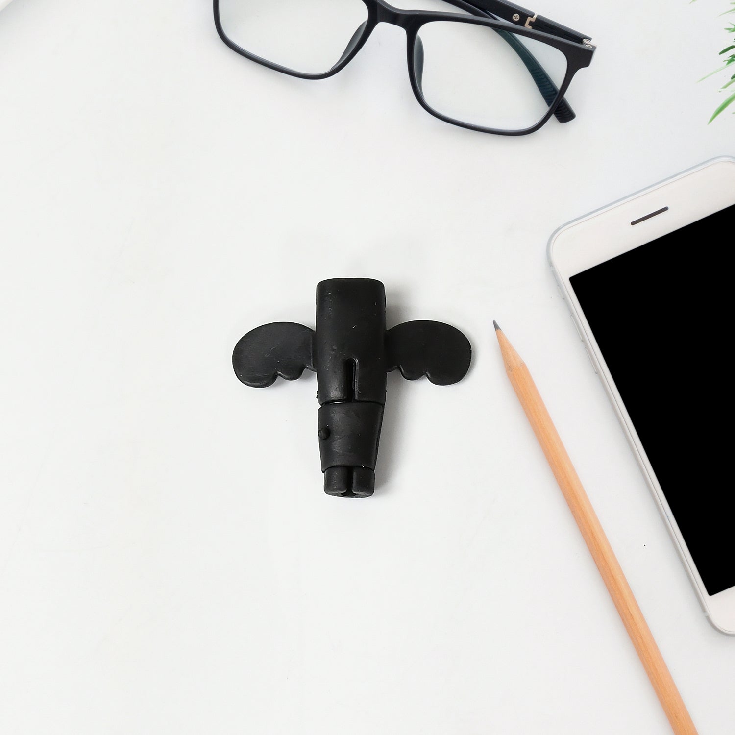 Wukusy silicone angel data cable protector and earphone cord saver for mobile phone and electronics accessories.