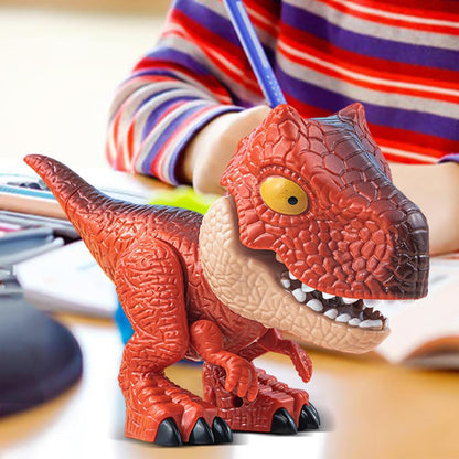 Colorful dinosaur-shaped stationery gift set for kids featuring pencils, erasers, and notepads by Wukusy, perfect for young stationery lovers.