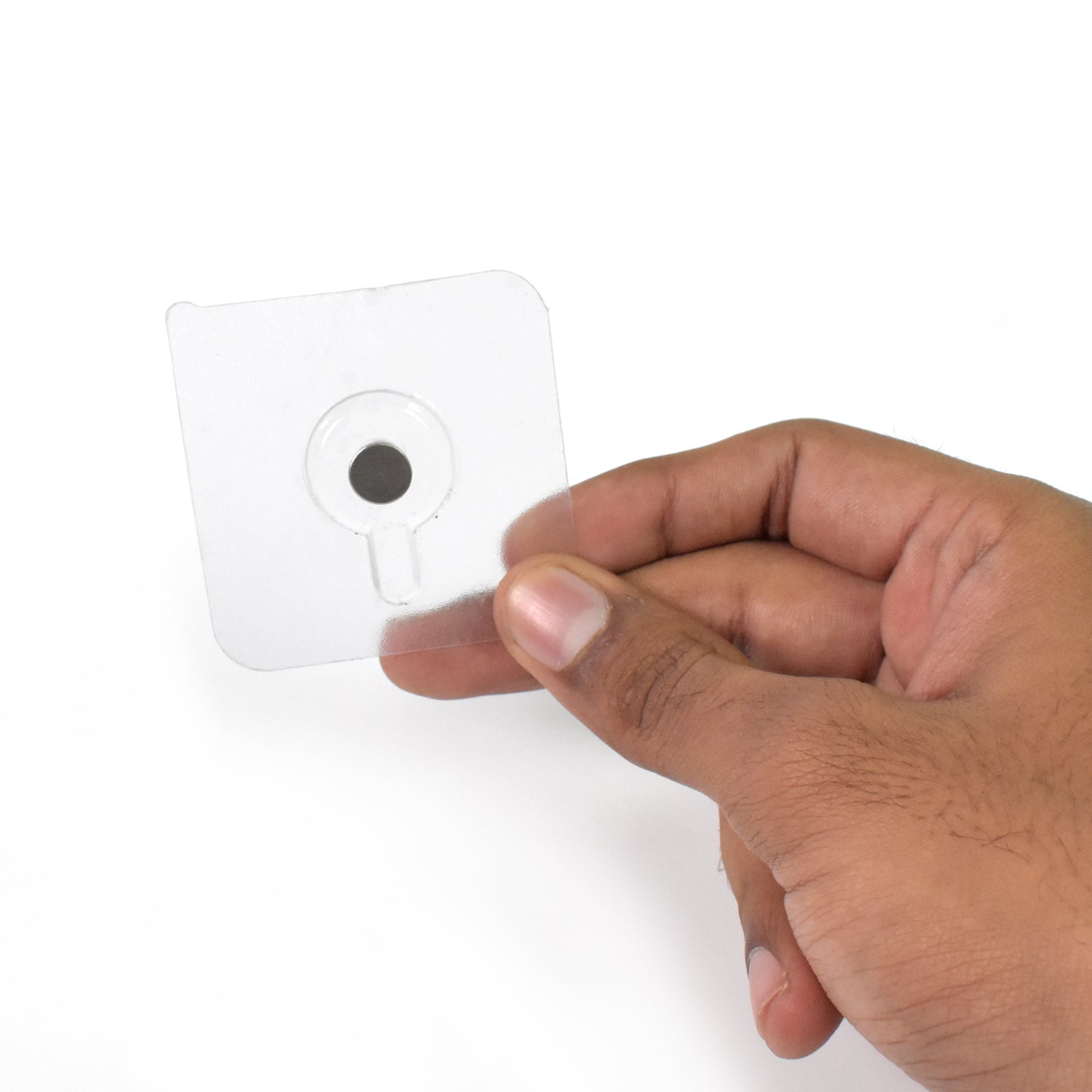 Wukusy multipurpose adhesive damage-free photo frame wall hook mounted on a wall for home decor or organization.
