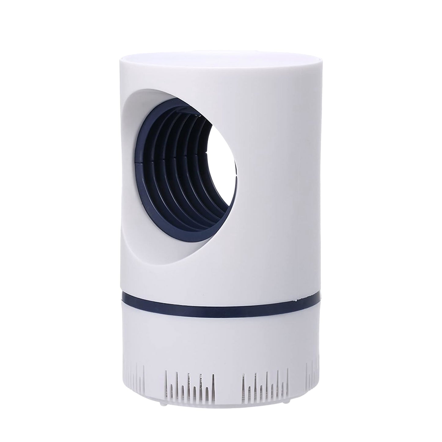 Wukusy electronic LED mosquito killer lamp on a household display rack, eco-friendly insect trap for home use.