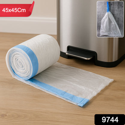 Wukusy premium garbage bag measuring 45x45 cm, suitable for home and kitchen waste disposal, single pack.