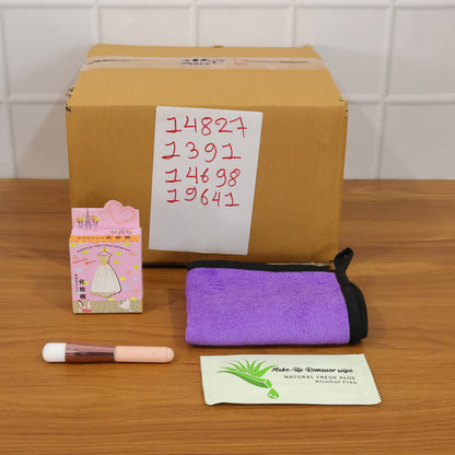 Wukusy 4-in-1 beauty care essentials gift set with skincare, facial tools, and grooming products arranged in a gift box.