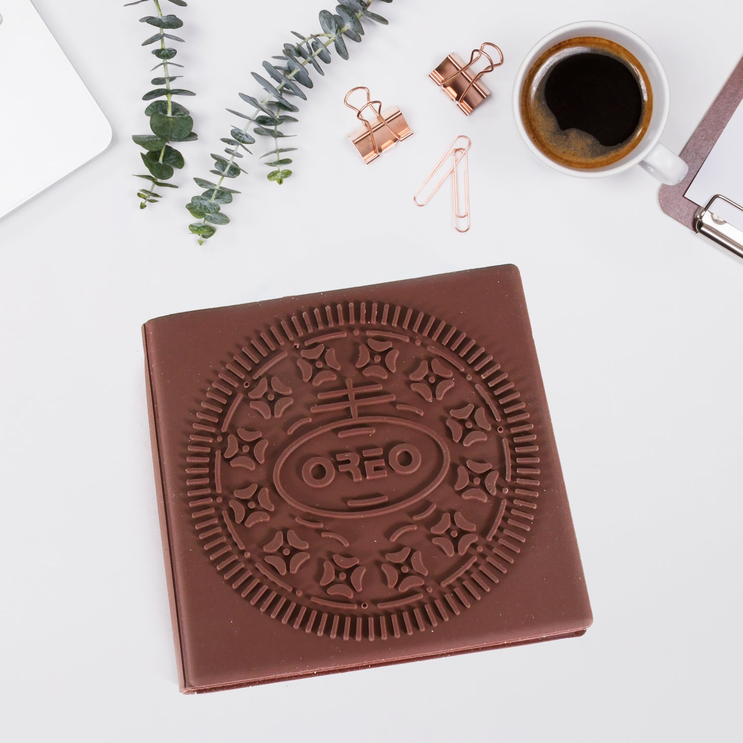 Wukusy Chocolate Diarynotebook with 80 pages, featuring a chocolate smell, designed for writing practice and early learning.