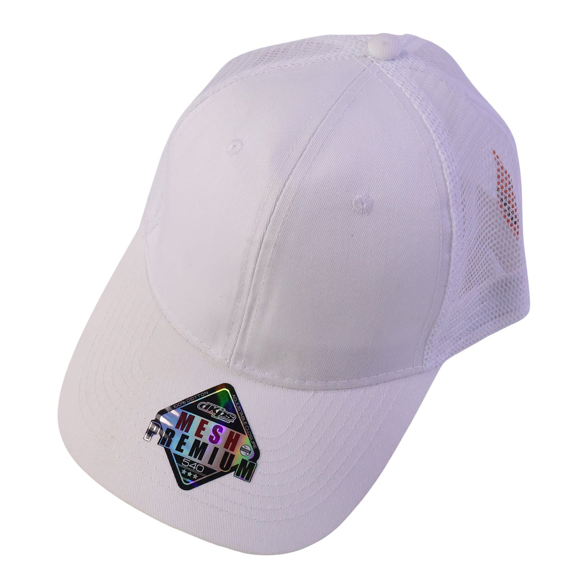 Stylish Plain Mesh Trucker Baseball Cap Breathable For Men And Women (1 Pc)