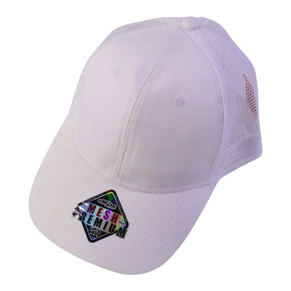 Stylish Plain Mesh Trucker Baseball Cap Breathable For Men And Women (1 Pc)