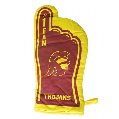 Wukusy heat-resistant oven mitt glove for right hand, provides heat protection, made of durable fabric, suitable for baking and cooking.