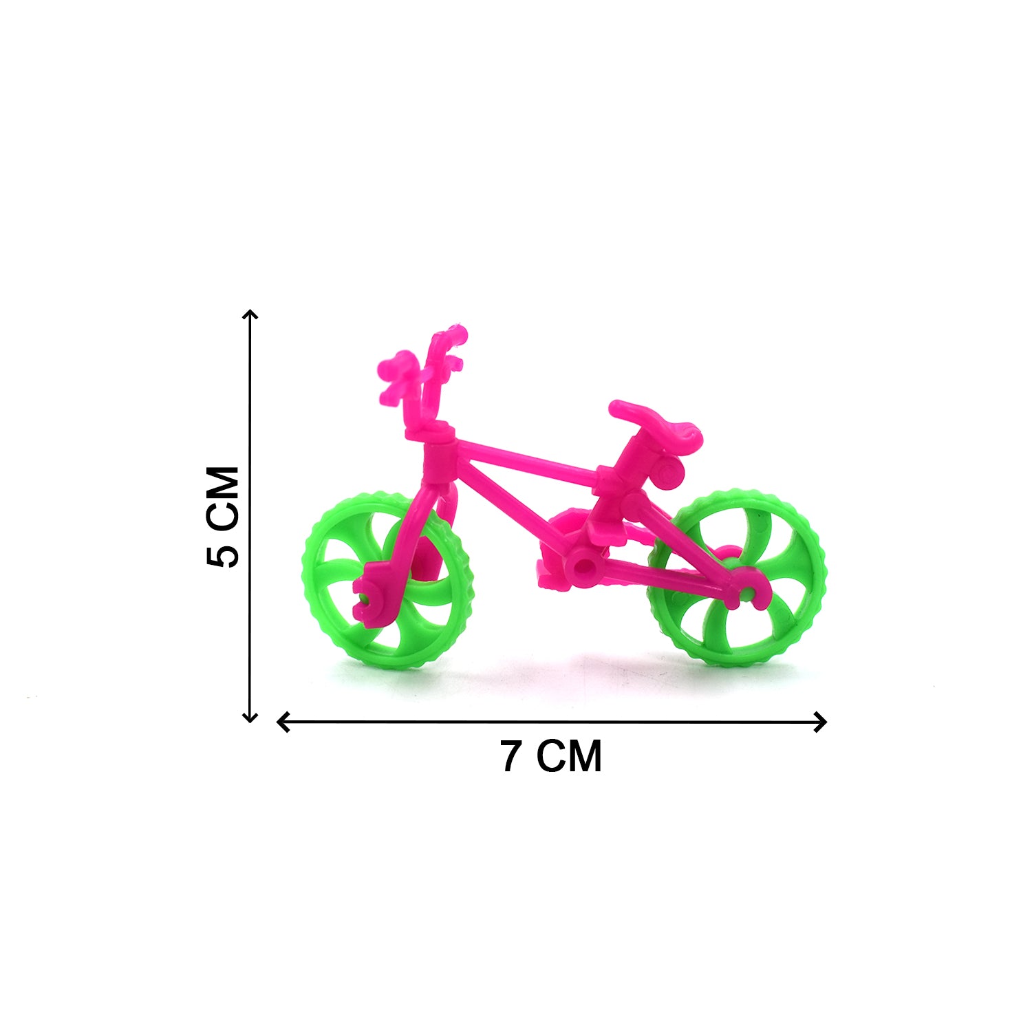 Wukusy 4421 small bicycle toy for kids, colorful plastic toy with wheels, designed for children's play and imaginative fun.