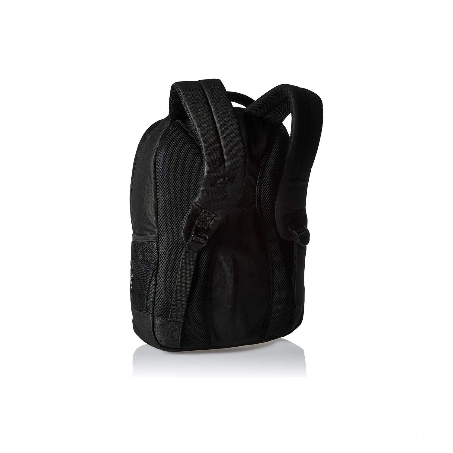 Wukusy 15.6-inch office laptop bag with padded compartments, black nylon exterior, and adjustable shoulder strap.