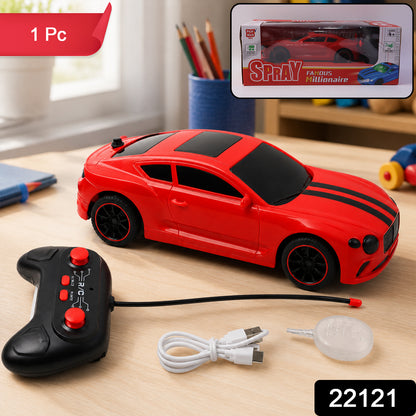 High-speed Wukusy remote control sports car toy for kids, showcasing a sleek RC racing car ready for fast play.