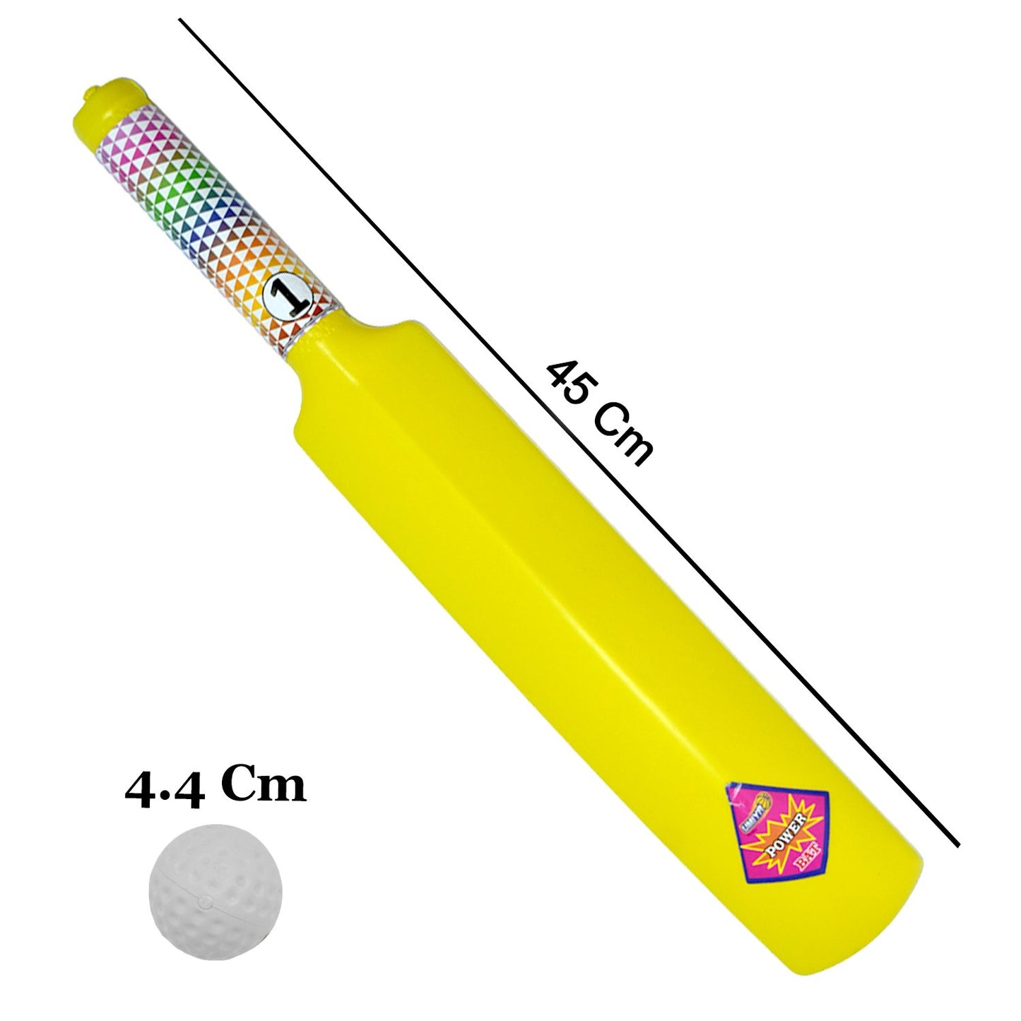 Wukusy plastic cricket bat and ball set for kids, featuring colorful toys designed for boys and girls to play cricket outdoors.