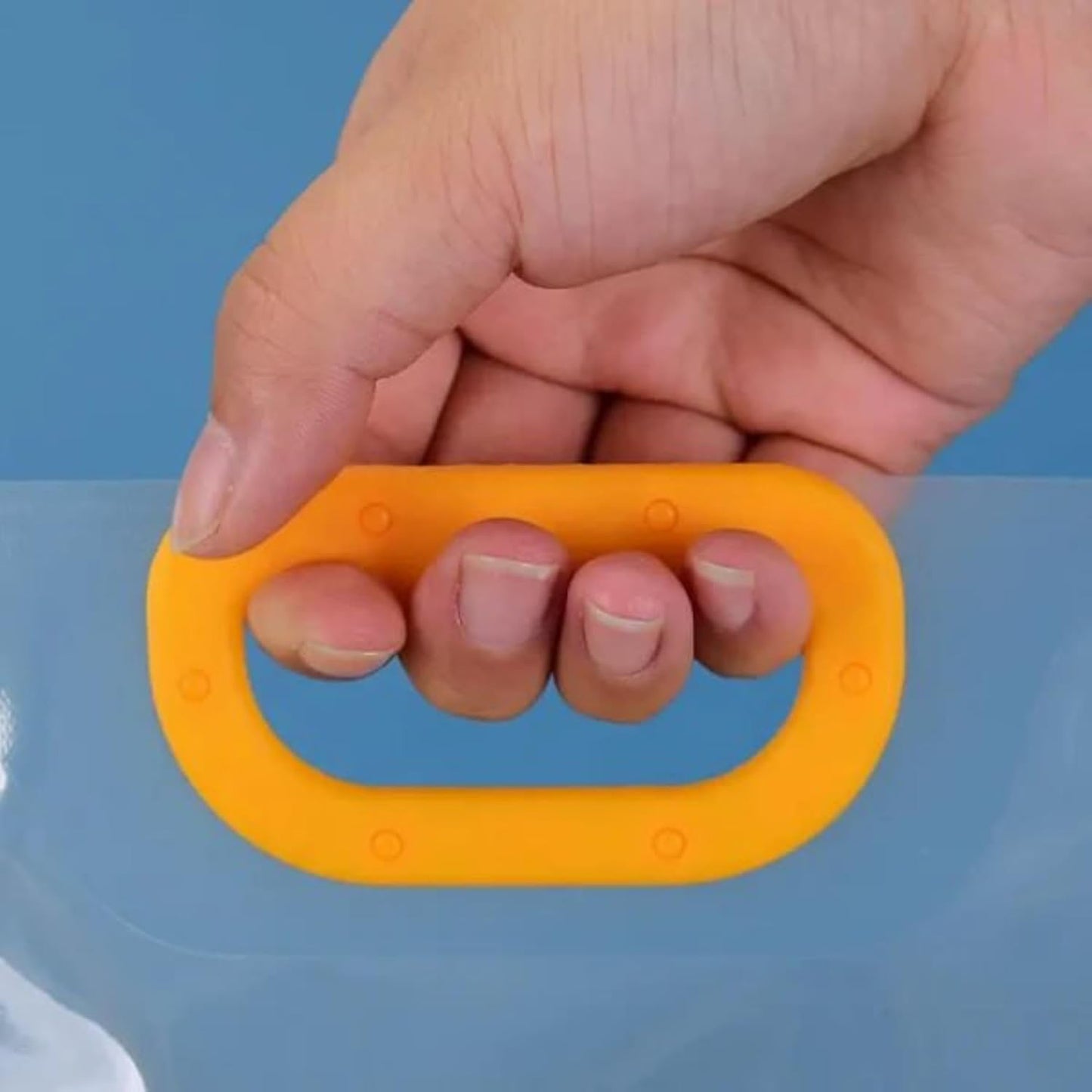 Wukusy airtight refrigerator storage bag, 30x24cm, for food preservation, shown filled with fresh produce in a kitchen setting