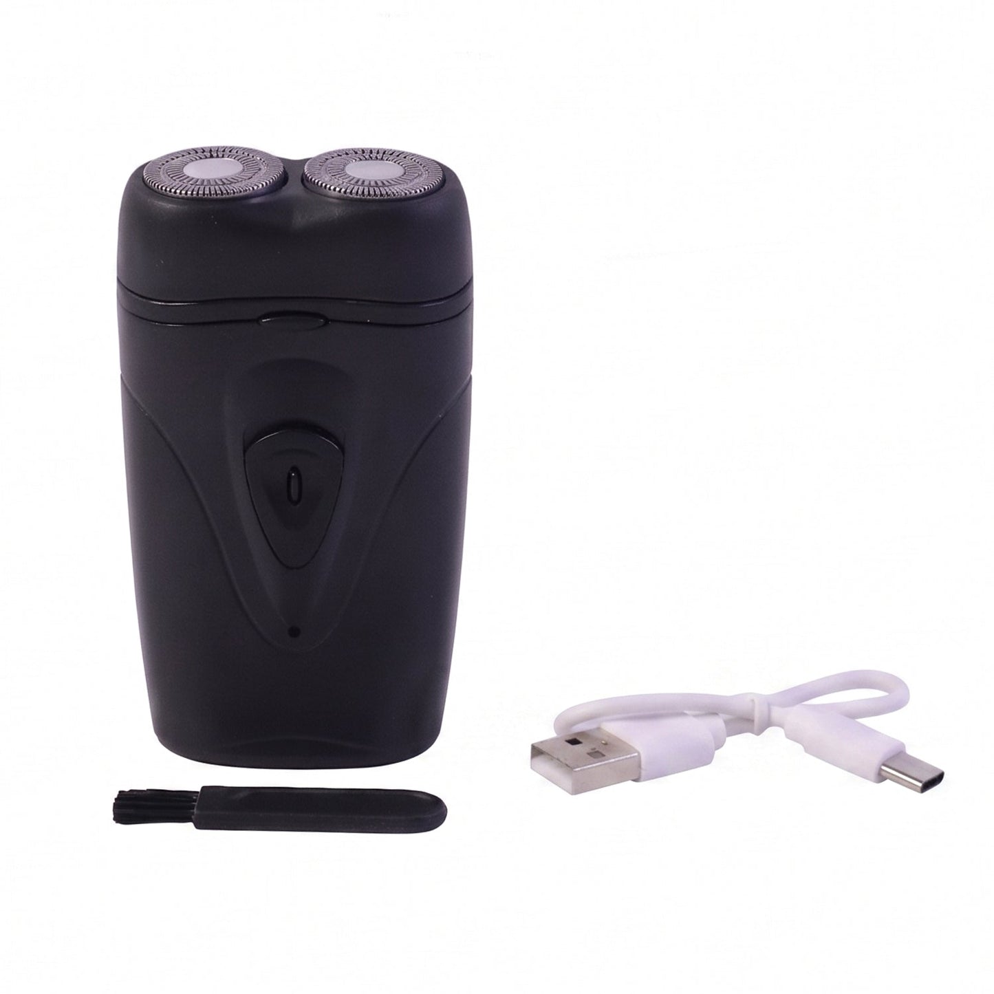 Wukusy portable electric shaver for men, compact cordless rechargeable men's grooming device with a sleek design.