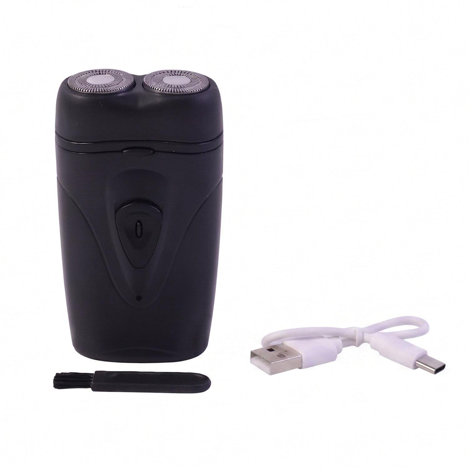 Wukusy portable electric shaver for men, compact cordless rechargeable men's grooming device with a sleek design.