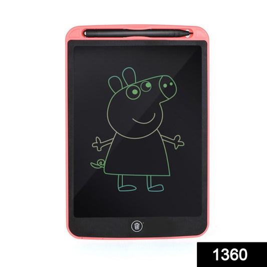 Wukusy 8.5-inch LCD portable writing pad tablet for kids with colorful digital display and stylus for drawing and writing.