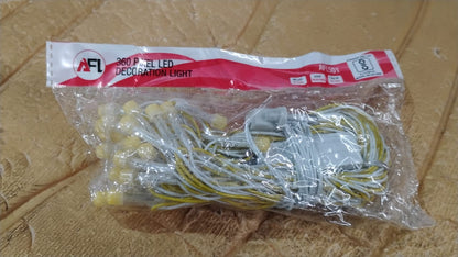 Wukusy 10-meter LED decorative string fairy lights for home decor, featuring warm glowing lights on a flexible string.