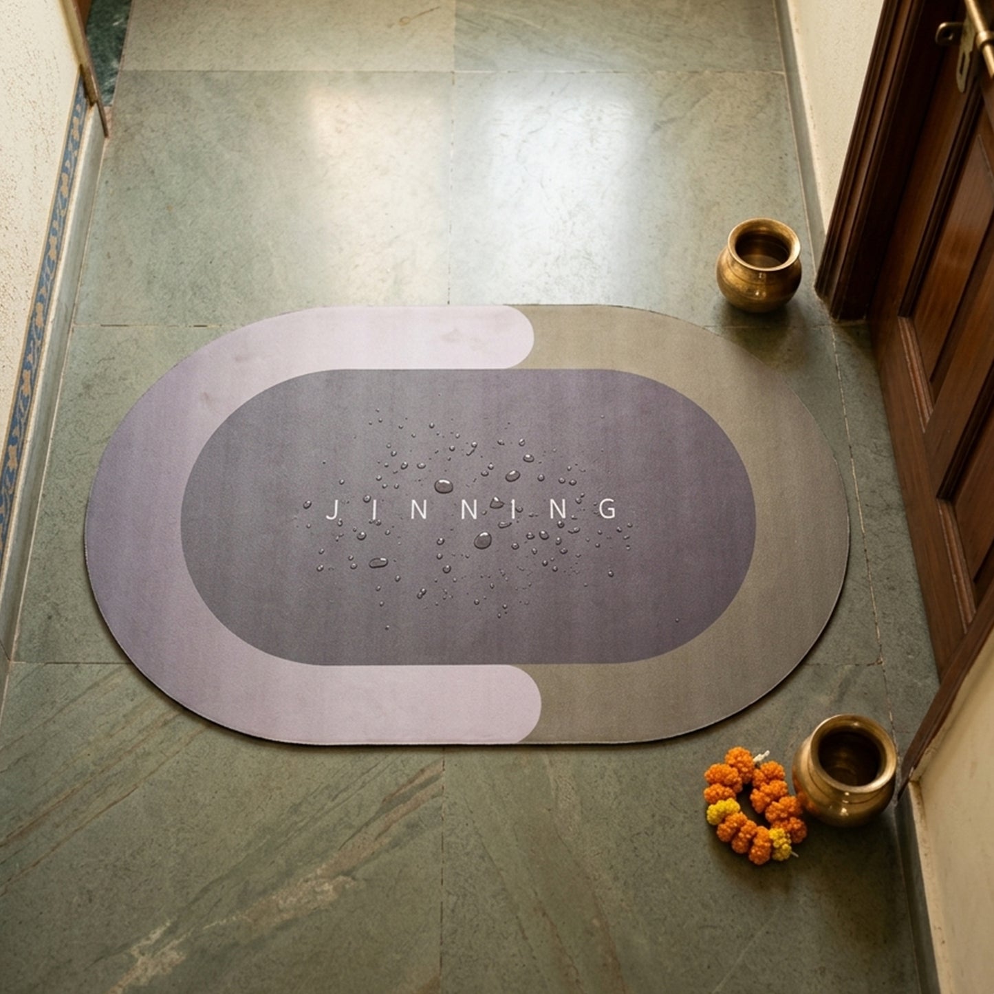 Wukusy B-grade soft floor mat, 118x76 cm, with plush, cushioned surface ideal for indoor use and comfort.