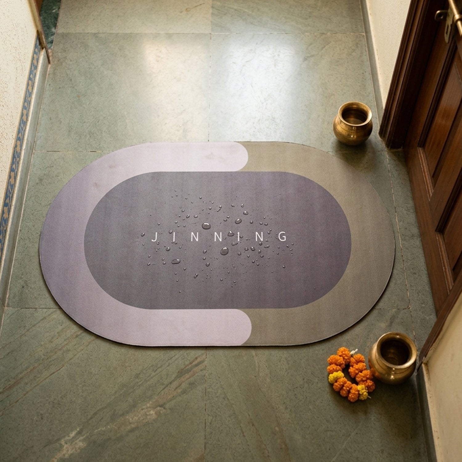 Wukusy B-grade soft floor mat, 118x76 cm, with plush, cushioned surface ideal for indoor use and comfort.